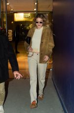 GIGI HADID Leaves Loulou Restaurant in Paris 01/27/2024