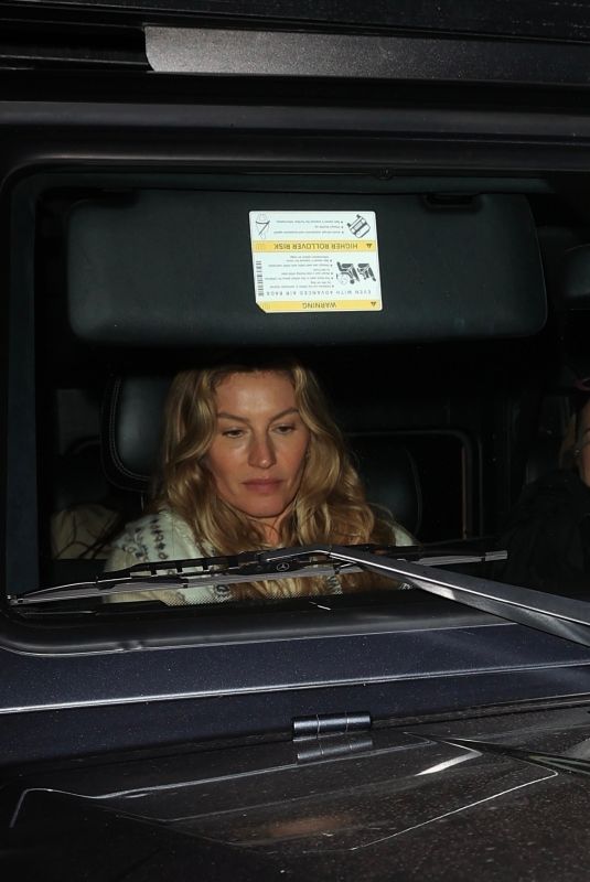 GISELE BUNDCHEN and Nino Munoz Leaves Giorgio Baldi in Santa Monica 01/12/2024