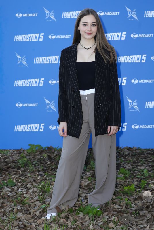 GIULIA PATRIGNANI at The Fantastic 5 TV Series Photocall in Rome 01/12/2024