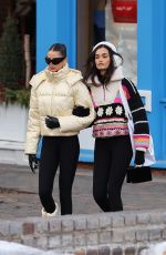 GIZELE OLIVEIRA and BRUNA LIRIO Out in Aspen 12/30/2023