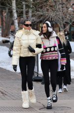 GIZELE OLIVEIRA and BRUNA LIRIO Out in Aspen 12/30/2023