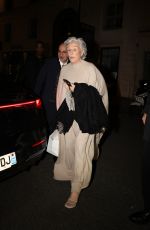 GLENN CLOSE Returns at Chateau de Versailles in Paris 01/22/2024
