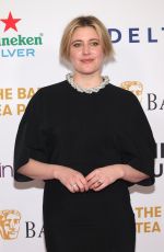 GRETA GERWIG at Bafta Tea Party in Beverly Hills 01/13/2024