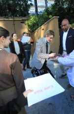 GRETA GERWIG Signs Autographs at AFI Awards in Beverly Hills 01/12/2021