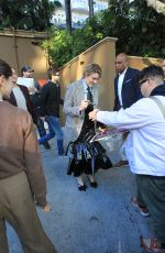 GRETA GERWIG Signs Autographs at AFI Awards in Beverly Hills 01/12/2021