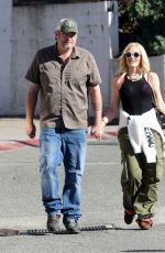 GWEN STEFANI and Blake Shelton Out in Los Angeles 01/13/2024
