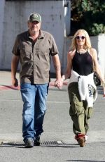 GWEN STEFANI and Blake Shelton Out in Los Angeles 01/13/2024