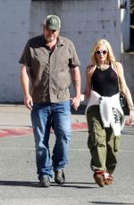 GWEN STEFANI and Blake Shelton Out in Los Angeles 01/13/2024