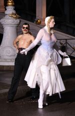 GWENDOLIN CHRISTIE at Maison Margiela Haute Couture Spring/Summer 2024 Show at Paris Fashion Week 01/25/2024