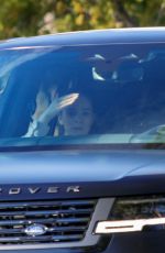 HAILEE STEINFELD and Josh Allen Out in a Cat in Los Angeles 01/28/2024