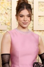 HAILEE STEINFELD at 81st Annual Golden Globe Awards in Los Angeles 01/07/2024