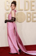 HAILEE STEINFELD at 81st Annual Golden Globe Awards in Los Angeles 01/07/2024