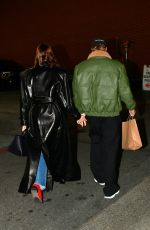 HAILEY and Justin BIEBER Leaves Funke in Beverly Hills 01/26/2024
