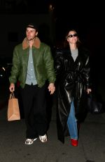 HAILEY and Justin BIEBER Leaves Funke in Beverly Hills 01/26/2024