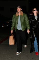 HAILEY and Justin BIEBER Leaves Funke in Beverly Hills 01/26/2024