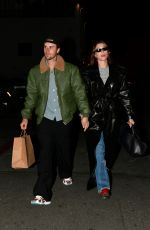 HAILEY and Justin BIEBER Leaves Funke in Beverly Hills 01/26/2024