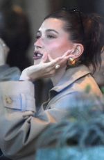 HAILEY BIEBER Creates Her Own Special Smoothie at Erewhon Market During a Taste Testing Meeting in Los Angeles 01/16/2024