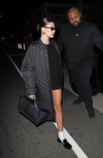 HAILEY BIEBER Out for Dinner with Friends at E Baldi in Santa Monica 01/14/2024