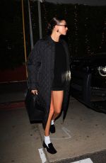 HAILEY BIEBER Out for Dinner with Friends at E Baldi in Santa Monica 01/14/2024