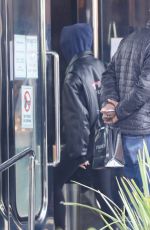 HAILEY BIEBER Shopping at XIV Karats Store in Beverly Hills 12/21/2023
