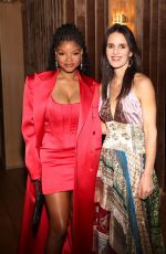 HALLE BAILEY at Tres Generaciones and Billboard Host New Nominees Dinner in West Hollywood 01/30/2024