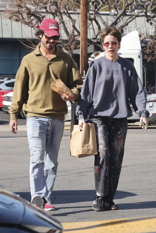 HALSEY and Avan Jogia Out in Los Angeles 01/07/2024