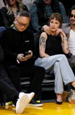 HALSEY at Memphis Grizzlies vs Los Angeles Lakers Game in Los Angeles 01/05/2024