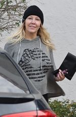 HEATHER LOCKLEAR Leaves a Meeting in Malibu 01/18/2024