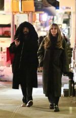 HEIDI KLUM and Tom Kaulitz Out in New York 01/18/2024