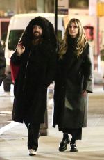 HEIDI KLUM and Tom Kaulitz Out in New York 01/18/2024