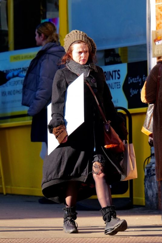 HELENA BONHAM CARTER Out and About in London 01/18/2024