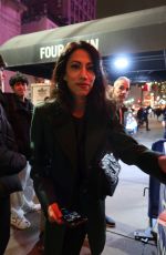 HUMA ABEDIN Stops for Fans at Madison Square Garden in New York 01/25/2024