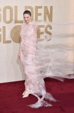 HUNTER SCHAFER at 81st Annual Golden Globe Awards in Los Angeles 01/07/2024