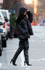 IRINA SHAYK Out and About in West Village in New York 01/08/2024