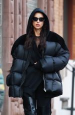 IRINA SHAYK Out and About in West Village in New York 01/08/2024