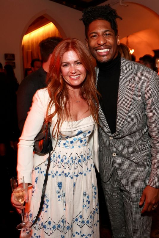ISLA FISHER at Golden Eve Party at Chateau Marmont in Los Angeles 01/06/2024