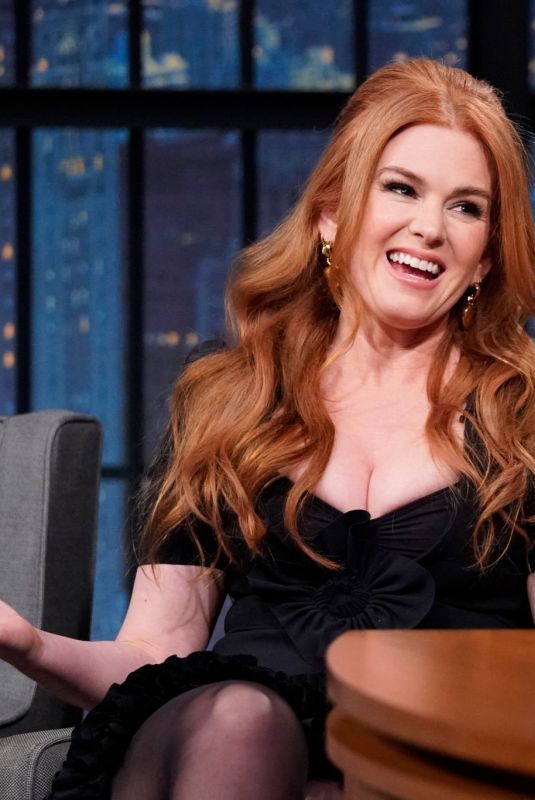ISLA FISHER at Late Night with Seth Meyers 01/18/2024