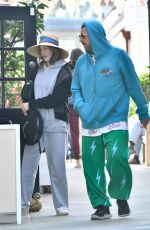 JACKIE and Adam SANDLER Out Shopping at Brentwood Country Mart 01/14/2024