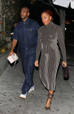 JADA CRAWLEY Arrives at Natalia Bryant