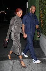 JADA CRAWLEY Arrives at Natalia Bryant