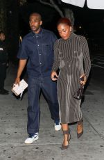 JADA CRAWLEY Arrives at Natalia Bryant