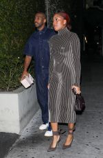 JADA CRAWLEY Arrives at Natalia Bryant