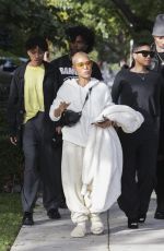 JADA PINKETT and WILLOW SMITH at a Post-lunch Walk with Friends 01/06/2024