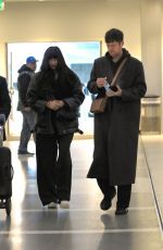 JAMEELA JAMIL and James Blake at LAX Airport in Los Angeles 01/09/2024