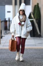 JANETTE MANRARA Leaves Her Hotel in Birmingham 01/18/2024