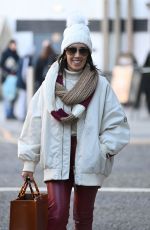 JANETTE MANRARA Leaves Her Hotel in Birmingham 01/18/2024