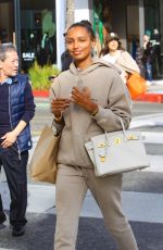JASMINE TOOKES Out at Croft Alley in Beverly Hills 12/22/2023