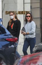 JENNIFER GARNER and VIOLET AFFLECK Shopping at a Chanel Store in Beverly Hills 01/02/2024