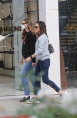 JENNIFER GARNER and VIOLET AFFLECK Shopping at a Chanel Store in Beverly Hills 01/02/2024