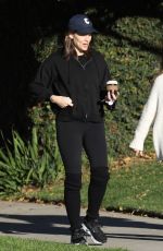 JENNIFER GARNER Out for Morning Walk with Friends in Santa Monica 01/29/2024